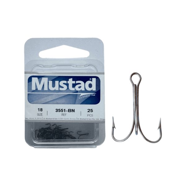 Mustad 3551-BN Trekroge 25 Stk-1