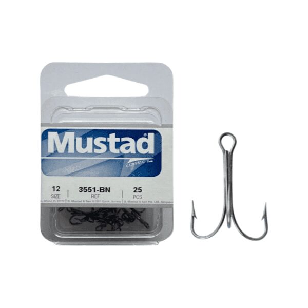 Mustad 3551-BN Trekroge 25 Stk-4