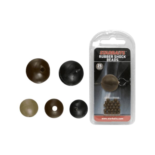 Starbaits Rubber Shock Beads 25 Stk-3