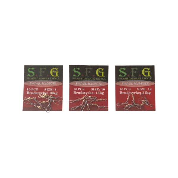 SFG Swivel Med Hægte 10 Stk-0