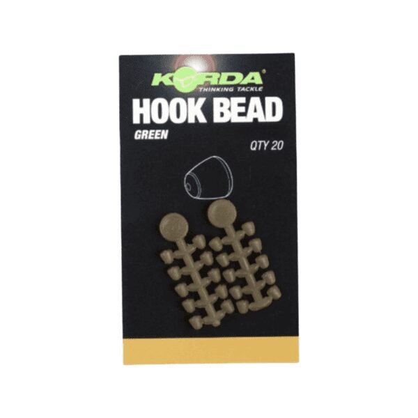 Korda Hook Bead Green Stk 20-2