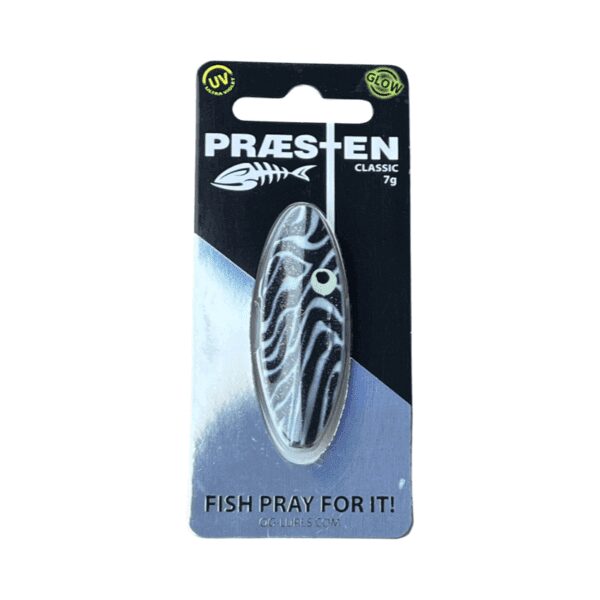 Gennemløber fra Præsten Special Edition sort med hvide striber