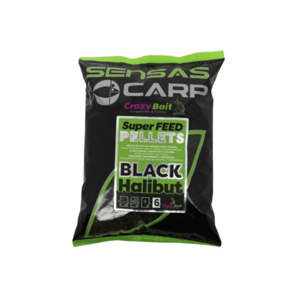 Sensas Crazy Baits Pellets Black Hailbut 700 Gram-1