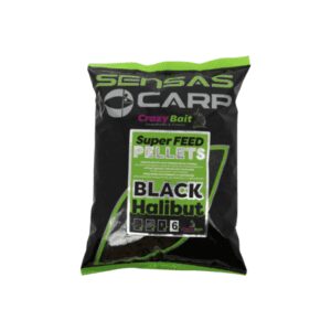 Sensas crazy baits pellets black halibut