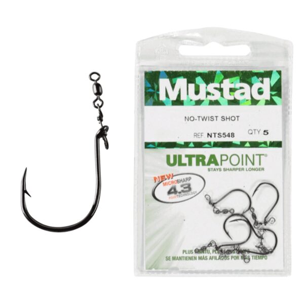 Mustad No-Twist Shot 2/0-1